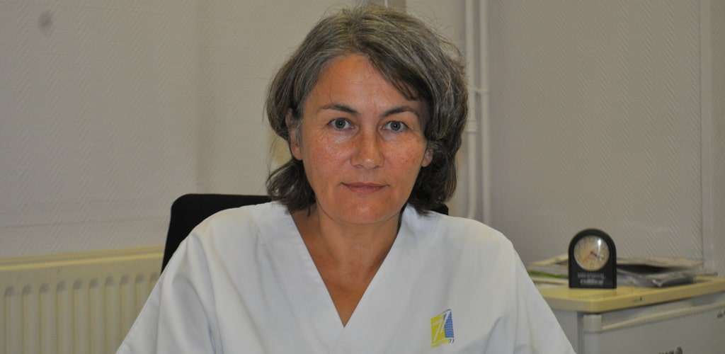 Hélène, assistante de service social à l’hôpital depuis 1985
