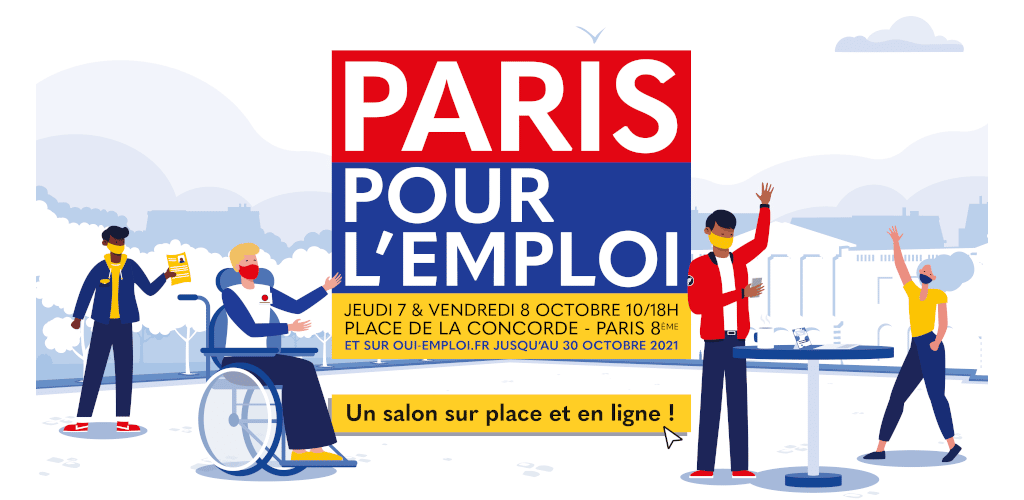 Paris pour l’emploi 2021 : un salon présentiel et virtuel