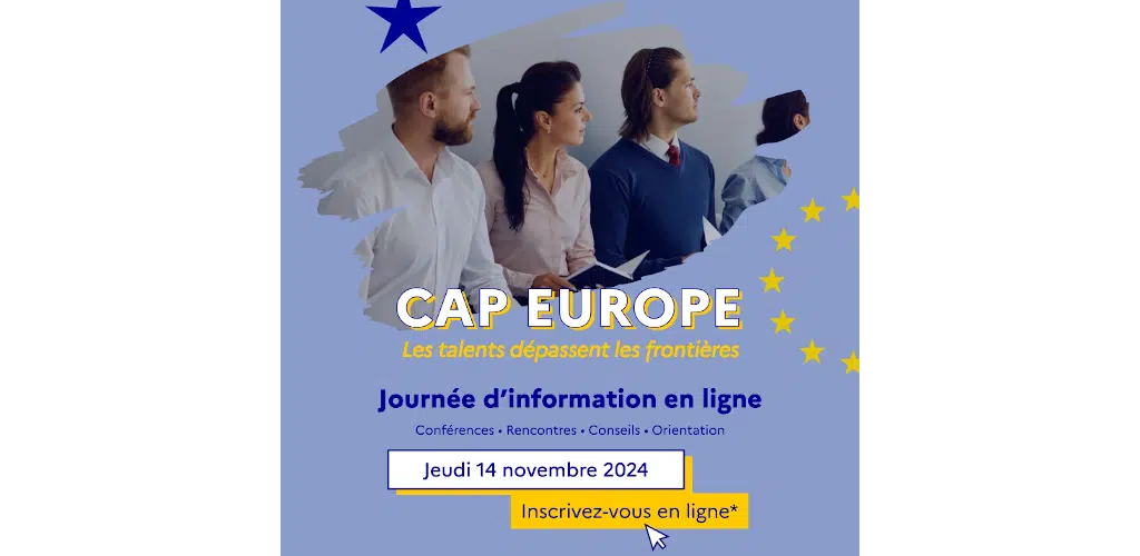 CAP Europe, une journée d’information en ligne pour votre projet de carrière à l’étranger